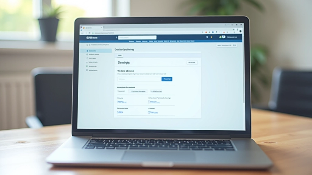 Počítač s otevřeným nastavením aplikace a seznamem předplatných